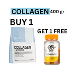 Load image into Gallery viewer, Collagen + Vitamin C 400 g + FREE VITAMIN D gummies
