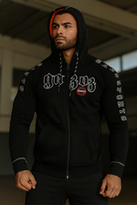 Load image into Gallery viewer, Warm Hoodie Black zip Gazoz finland