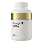 Load image into Gallery viewer, Omega 3 Ultra 90 capsules with EPA and DHA acids, also containing vitamin E