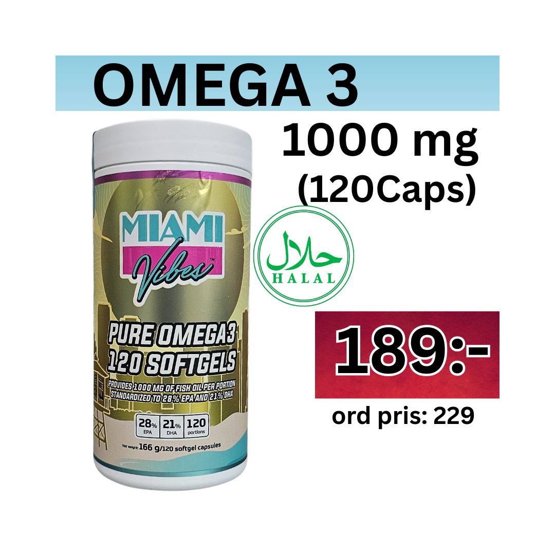 OMEGA 3 - PURE OMEGA3 120 Softgels Miami Vibes