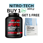 Load image into Gallery viewer, MuscleTech Nitro-Tech Performance Series, 1,8 kg + FREE CREATINE MONOHYDRATE 300 g