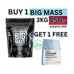 Load image into Gallery viewer, BIG MASS Weight Gainer 3KG + FREE CREATINE MONOHYDRATE 300 g PURE GOLD
