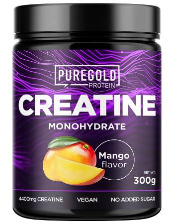 PURE GOLD Smaksatt Kreatin Monohydrat 300 g MANGO