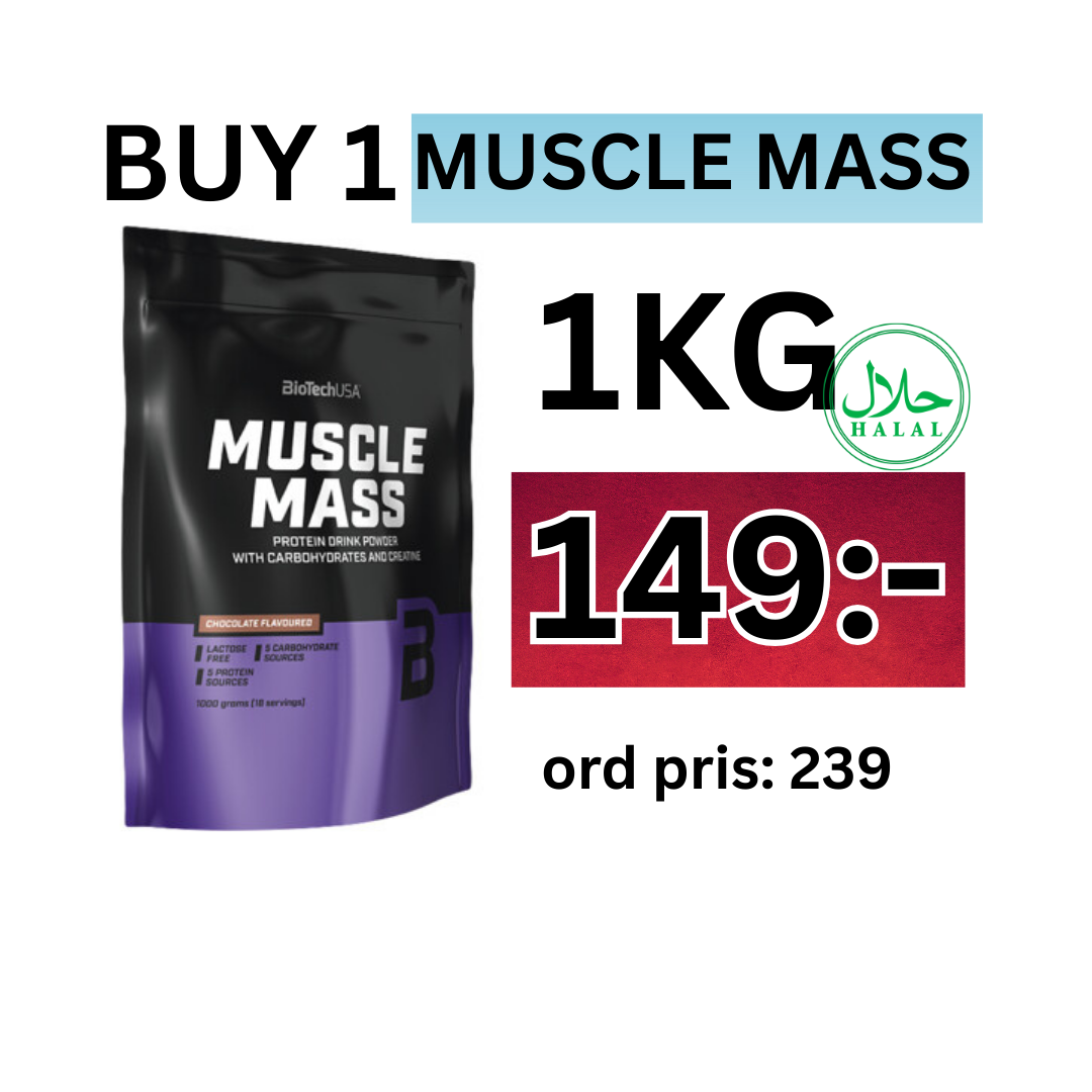 Muscle Mass 1000 g BioTech USA