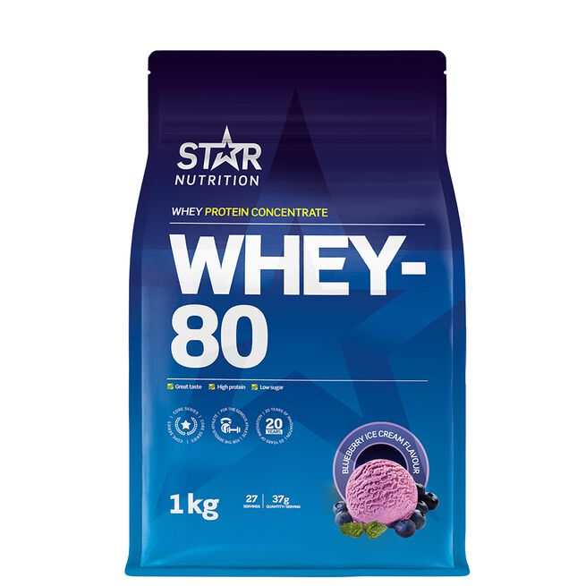 Whey-80 Whey Protein 1 kg Double Rich Chocolate