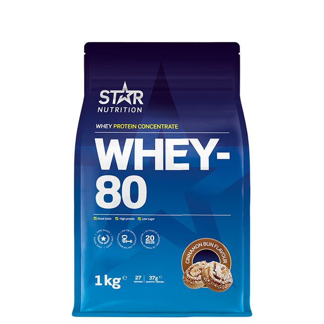 Whey-80 Whey Protein 1 kg Double Rich Chocolate