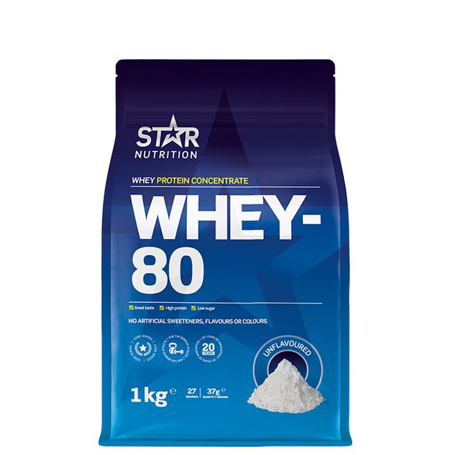 Whey-80 Whey Protein 1 kg Double Rich Chocolate