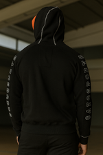 Load image into Gallery viewer, Warm Hoodie Black zip Gazoz finland
