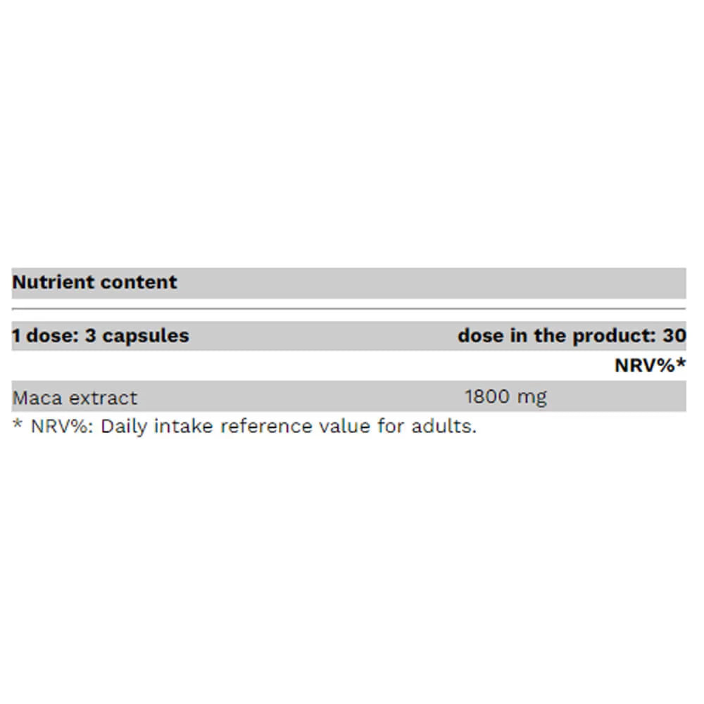Maca capsules – 90pcs Pure Gold