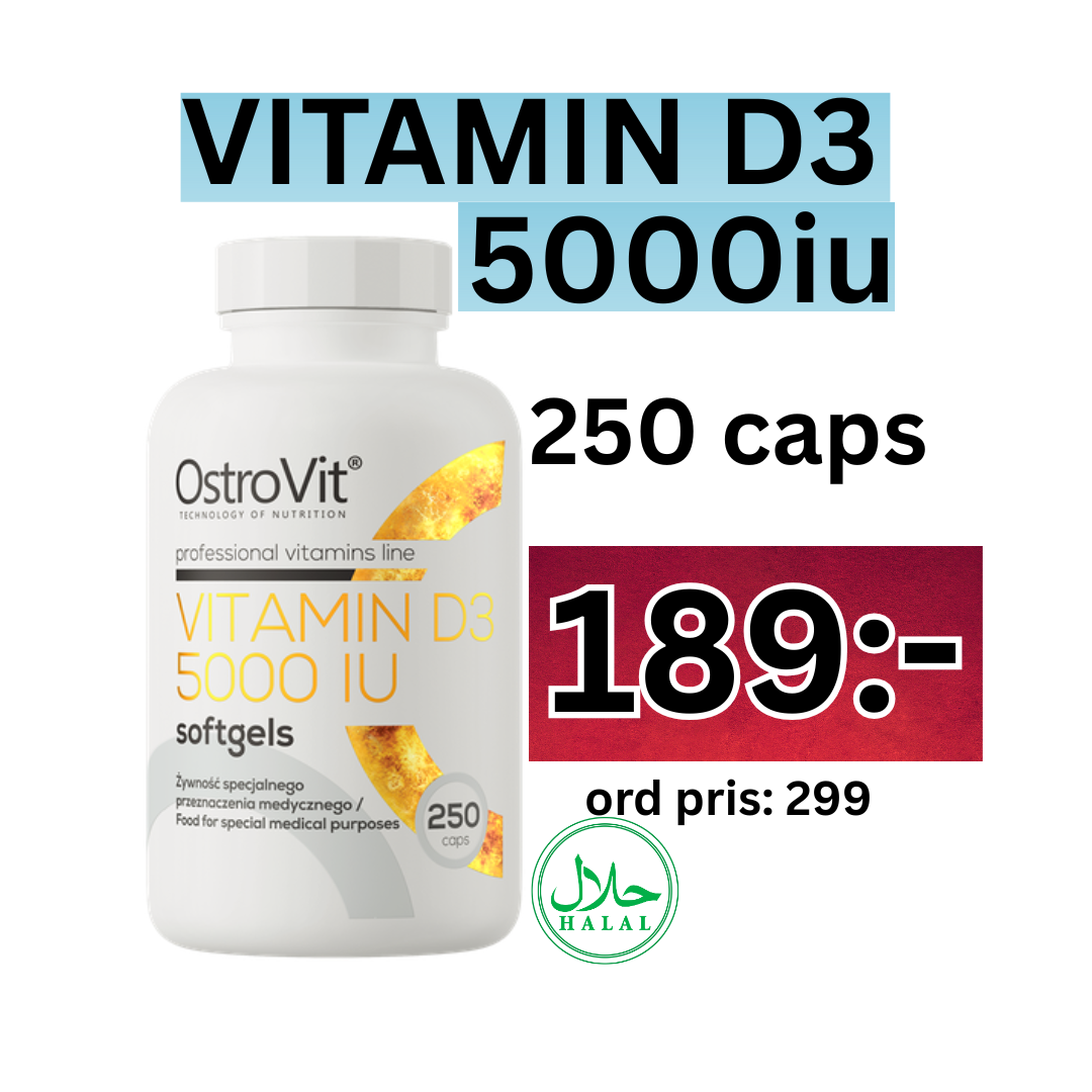 Vitamin D3 5000 IU 250 capsules