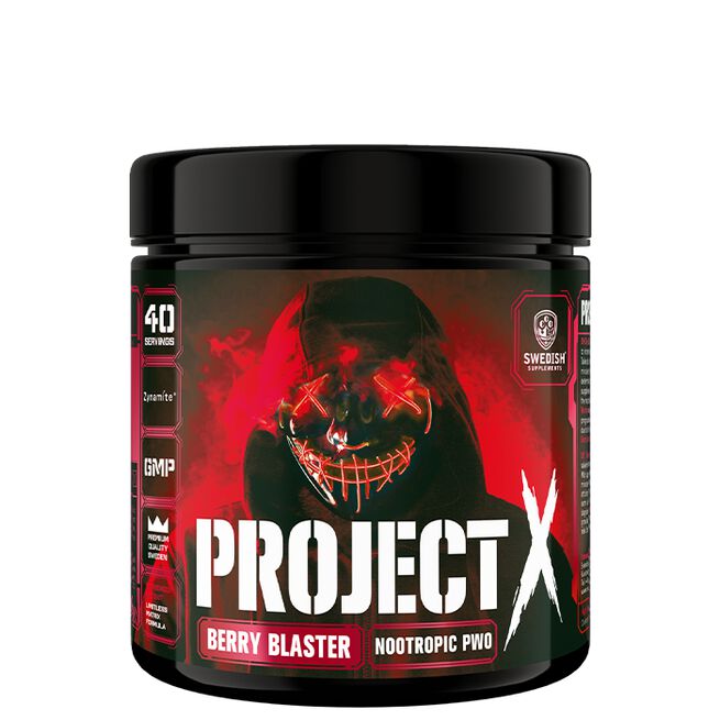 Project X Nootropic PWO 330g Berry Blaster