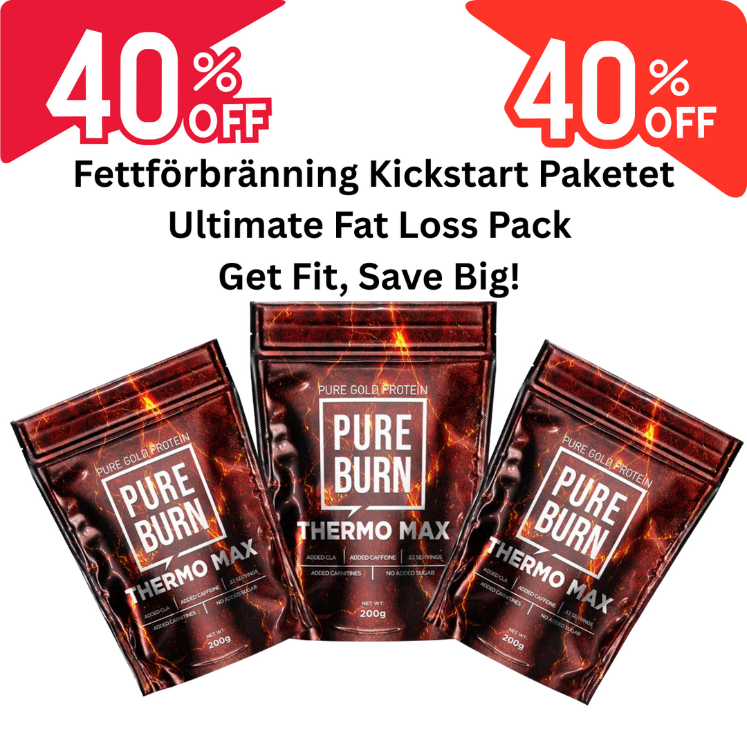 PURE GOLD BURN THERMO MAX 200G X3 PACK Powerful Formula for Weight Management