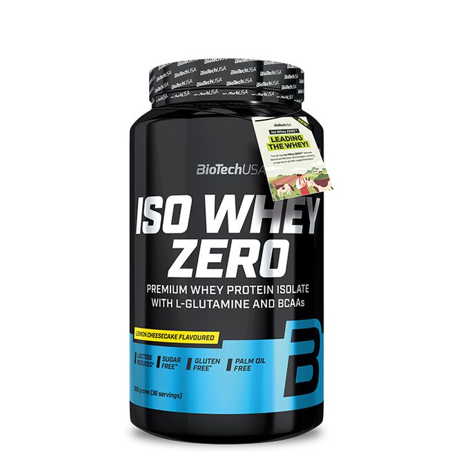 Iso Whey Zero Lactose Reduced Whey Protein Isolate 908 g