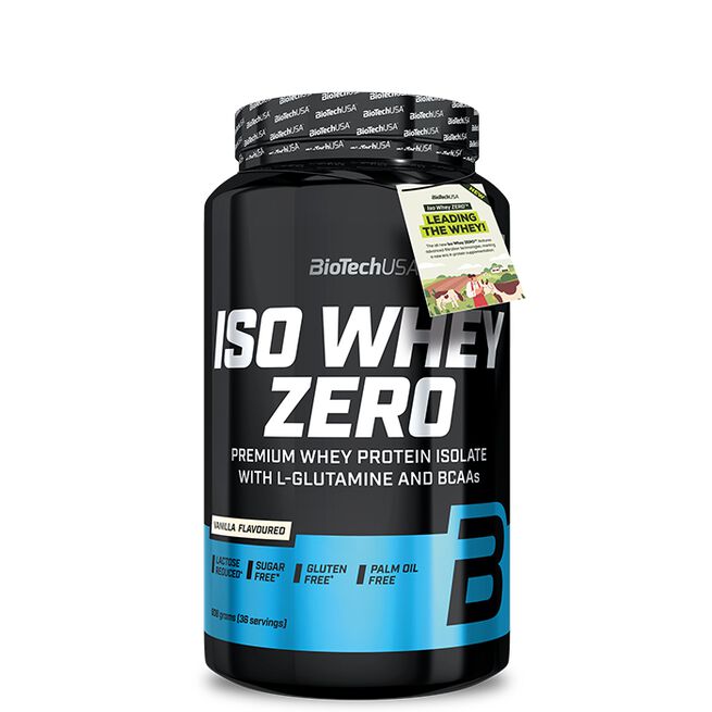 Iso Whey Zero Lactose Reduced Whey Protein Isolate 908 g