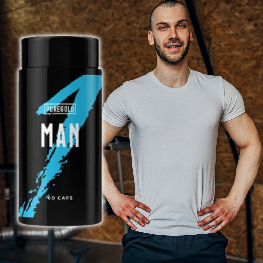 Pure Gold One Vitamin for Men - 2 st x 60 Capsules