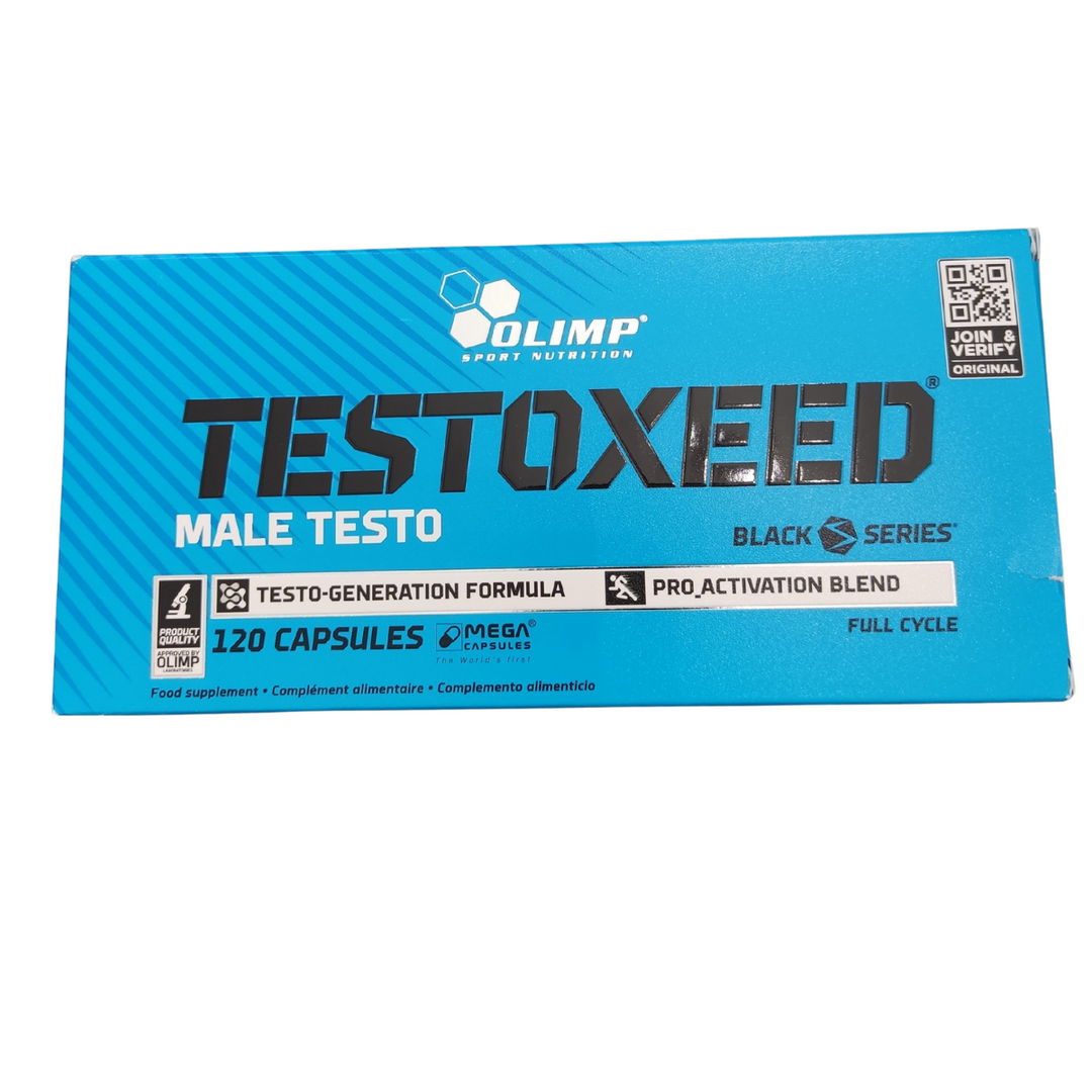 Testoxeed Testosterone Supplement 120 Capsules - Black Series Testo Generation Formula
