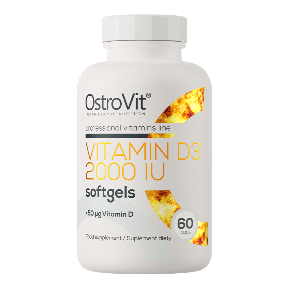 Vitamin D3 2000 IU 60 cap x 2STK