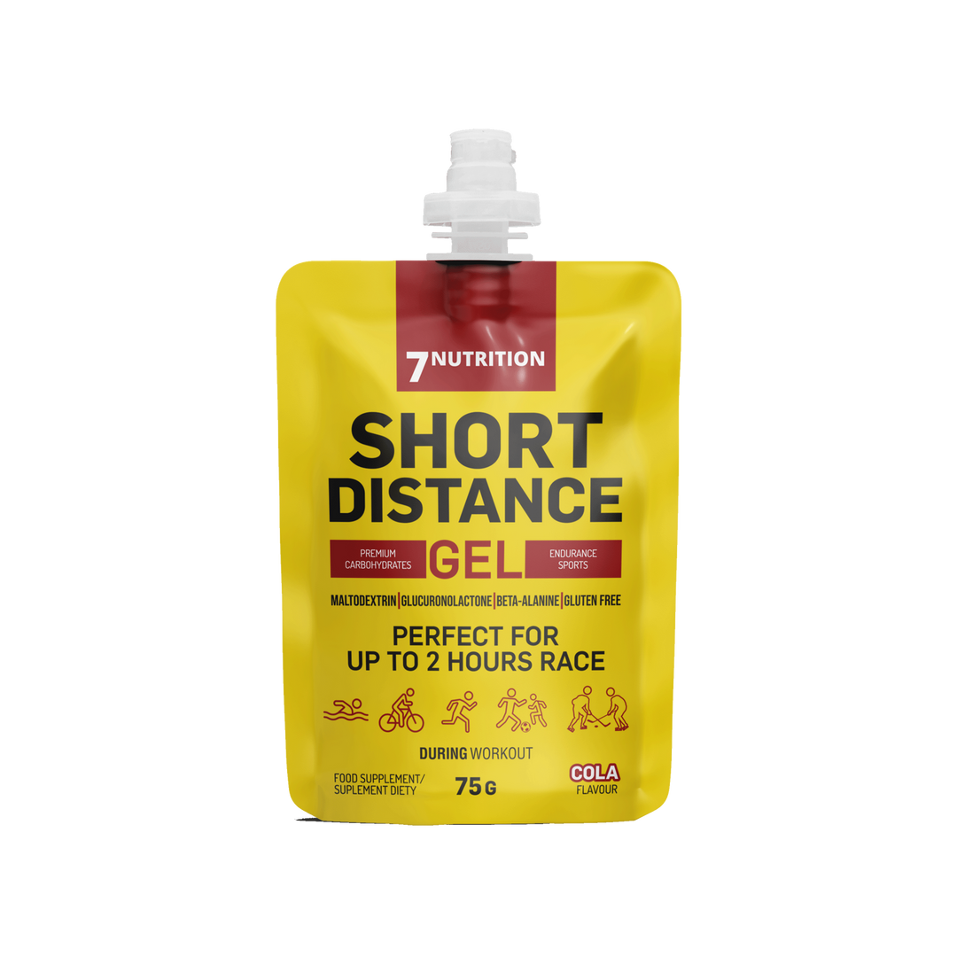 Short Distance Energy Gel 75G with stevia ( RUNNING & CYCLYING GEL)