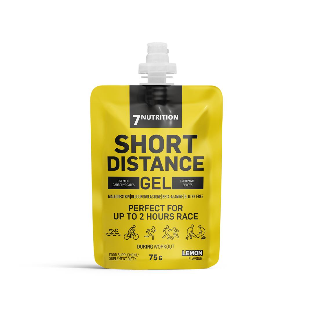 Short Distance Energy Gel 75G with stevia ( RUNNING & CYCLYING GEL)
