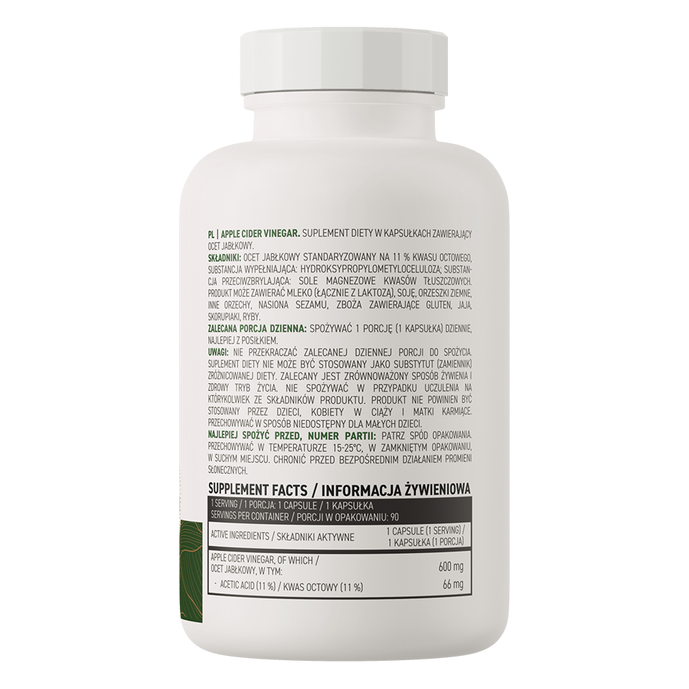 Apple Cider Vinegar VEGE 90 capsules