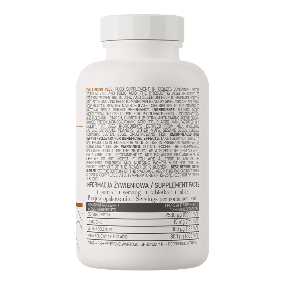 Biotin Plus 100 tablets