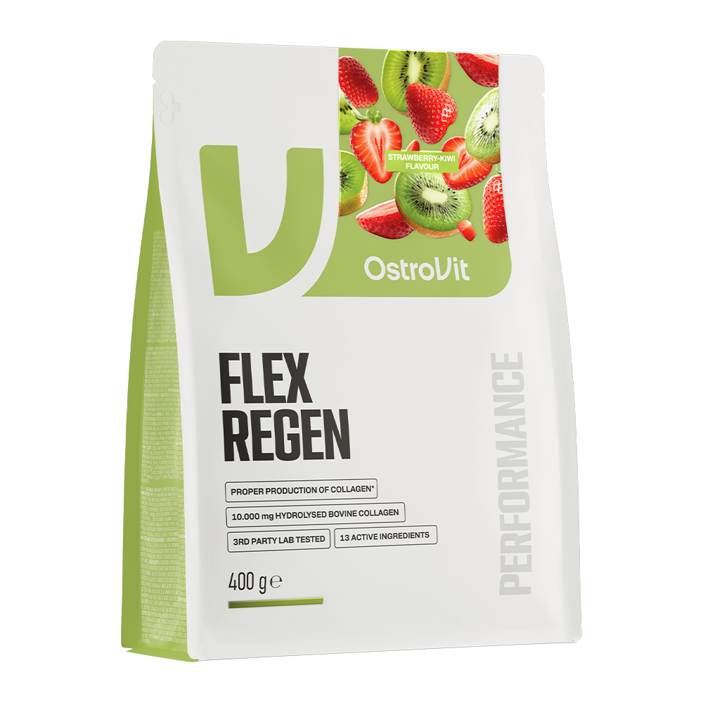 Flex Regen 400 g containing contains collagen, glucosamine, calcium and vitamin C with 13 valuable substances