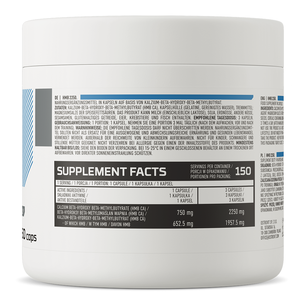 HMB 2250 mg 150 capsules