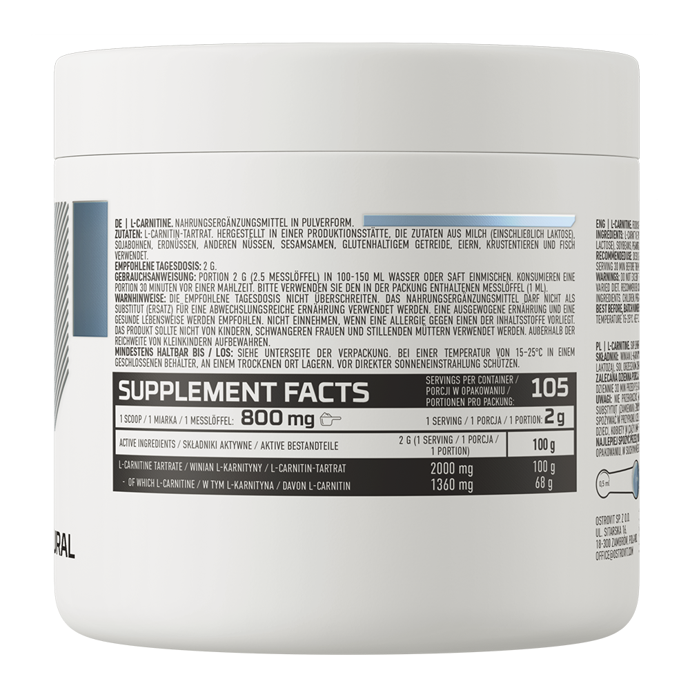 L-Carnitine 210 g natural
