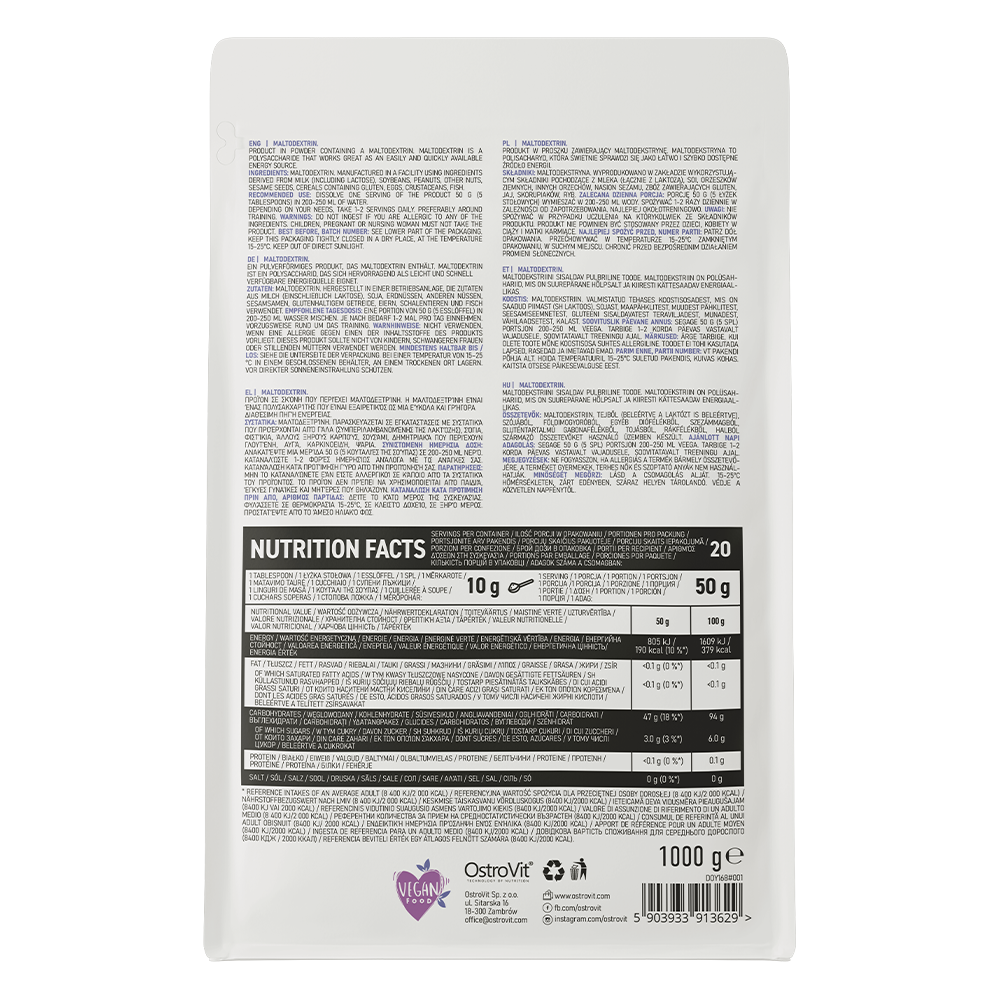 Maltodextrin 1000 g natural