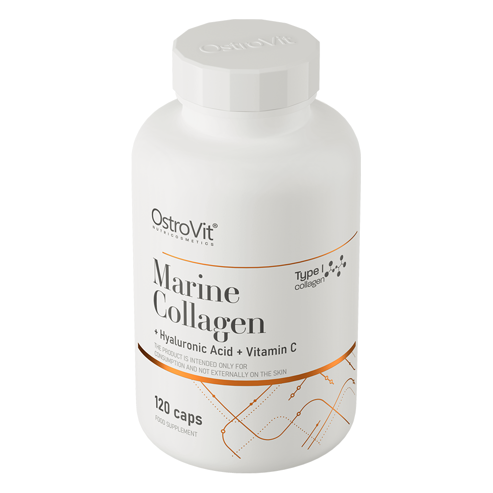 Marine Collagen + Hyaluronic Acid + Vitamin C 120 Kapslar