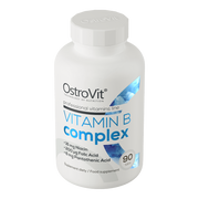 Vitamin B Complex 90 tablets Comprehensive set of B vitamins, enriched with vitamin C and E