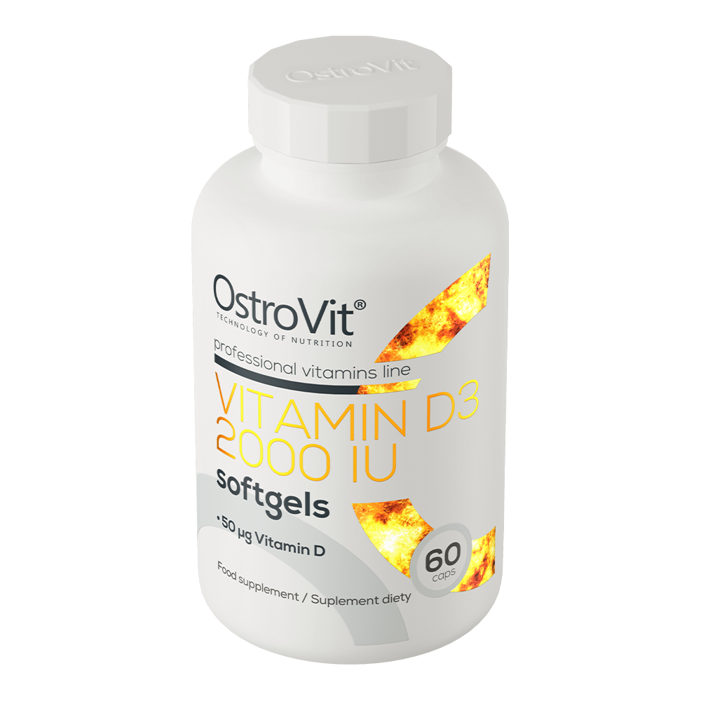 Vitamin D3 2000 IU 60 cap x 2STK