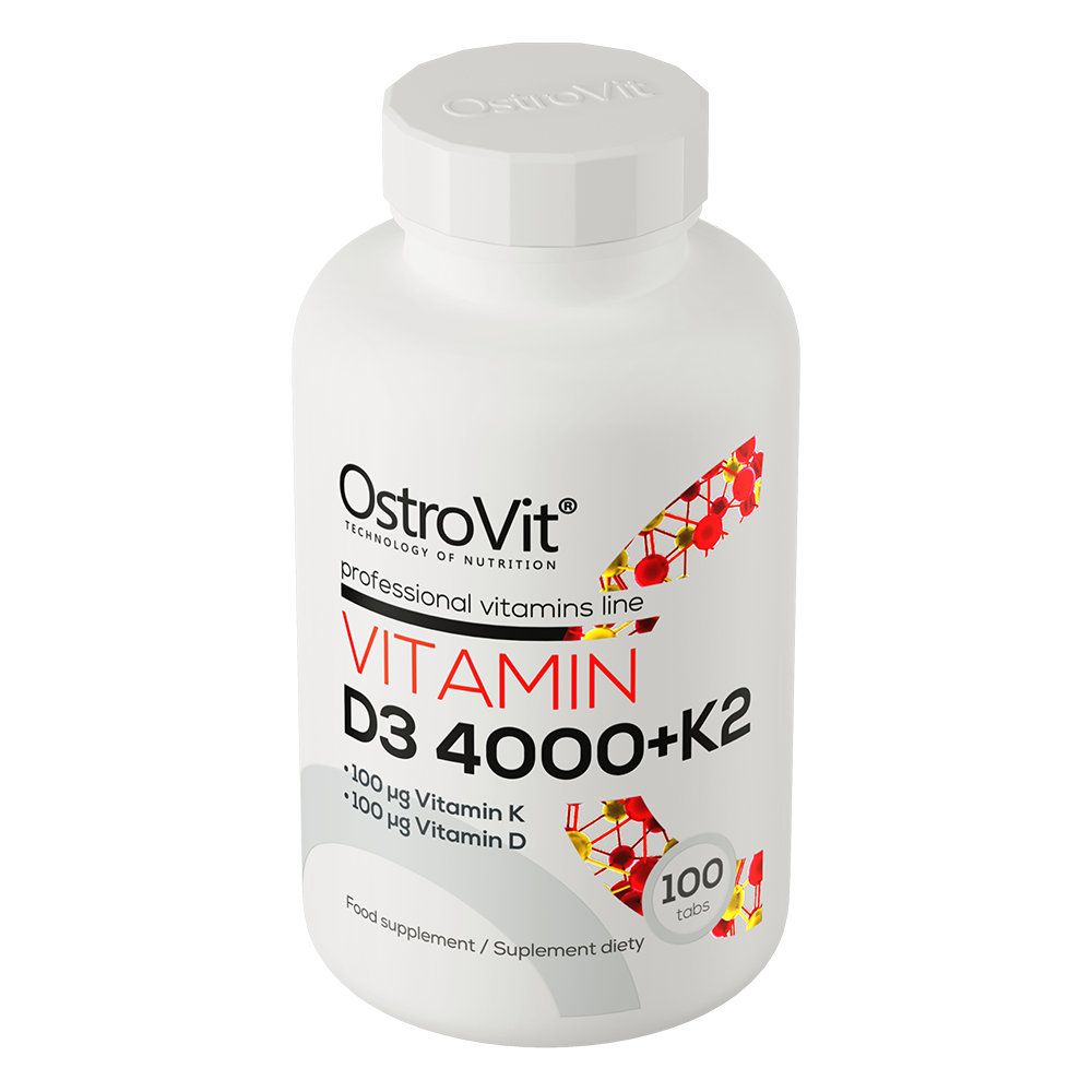 Vitamin D3 4000 + K2 100 Tabletter