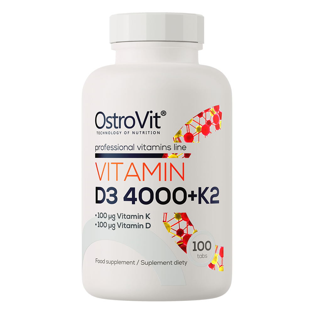 Vitamin D3 4000 + K2 100 Tabletter