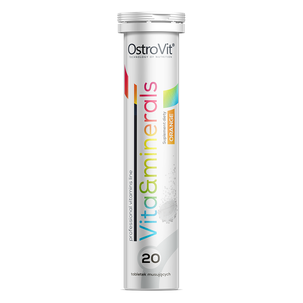 Vitamins and Minerals 20 effervescent tablets orange