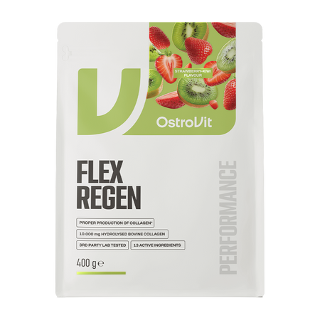 Flex Regen 400 g containing contains collagen, glucosamine, calcium and vitamin C with 13 valuable substances