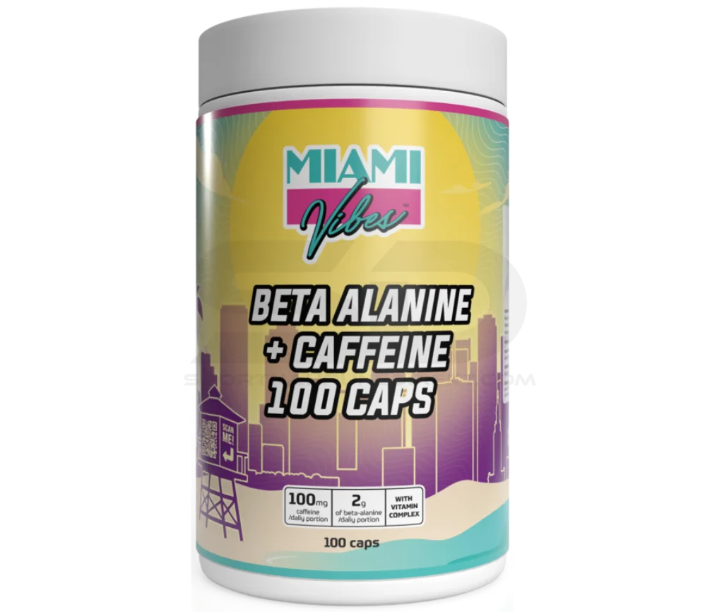 MIAMI VIBES BETA ALANINE + CAFFEIN 100caps