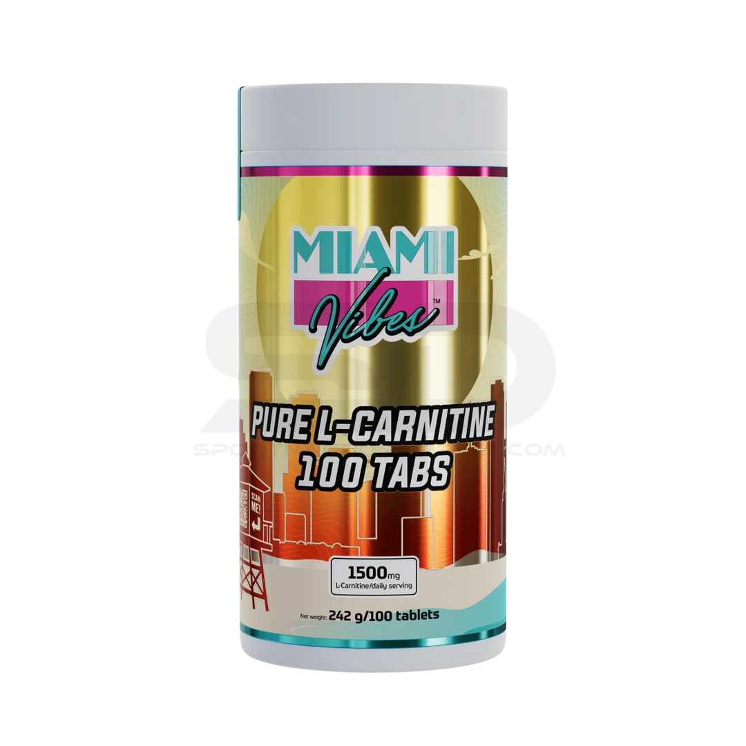 MIAMI VIBES® PURE L-CARNITINE 1100mg 100 Tablets