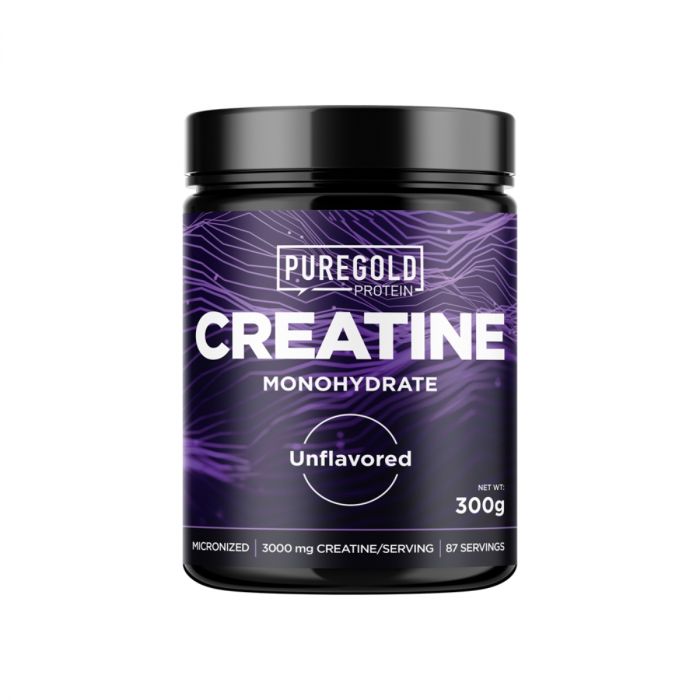 PURE GOLD Creatine Monohydrate Micronised, 300g - Unflavored (Exp 02/27)