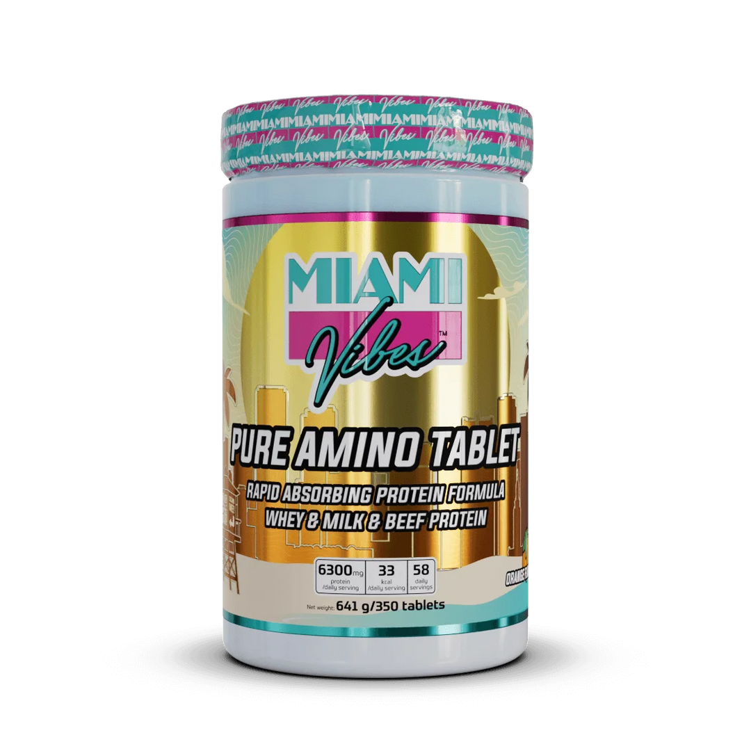 MIAMI VIBES PURE AMINO TABLET ORANGE FLAVORED 350tabs